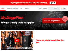 Tablet Screenshot of mystageplan.com